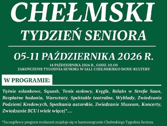 Wiadomości lokalne. Chełmskie instytucje zapraszają seniorów na badania, warsztaty i relaks