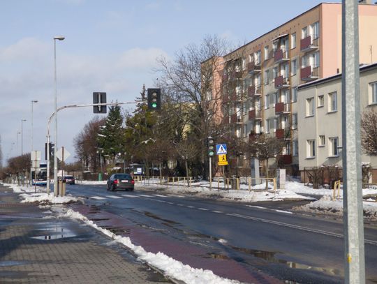 Na zdjęciu fragment ulicy Przemysłowej w Chełmie