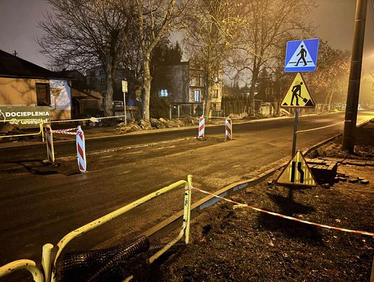 Remont ulicy w Chełmie trwa.