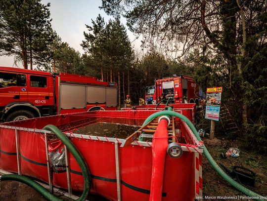 Wiadomości lokalne. Druhowie i strażacy PSP z Chełma wspierają walkę z żywiołem