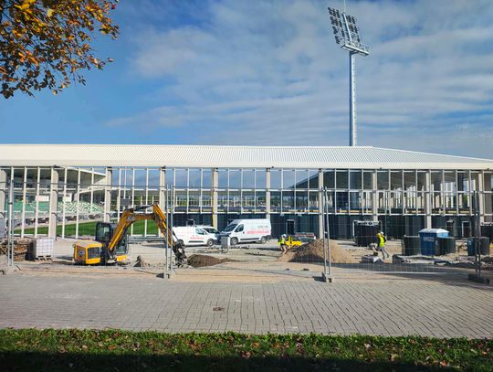 Wiadomości lokalne. Stadion Chełmianki coraz bliżej ukończenia