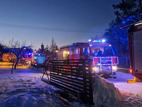 20 stycznia w Woli Uhruskiej doszło do pożaru poddasza domu. Na pomoc ruszyli zawodowcy i ochotnicy