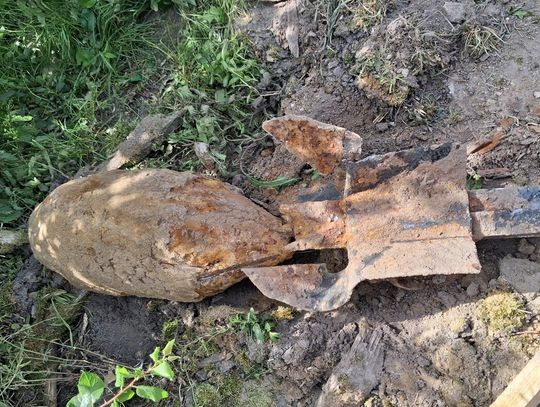 W Tarnogórze odkryto bombę lotniczą z II wojny.