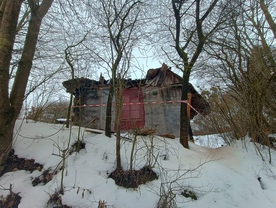 Działania ratowników w Ostrzycy w powiecie krasnostawskim