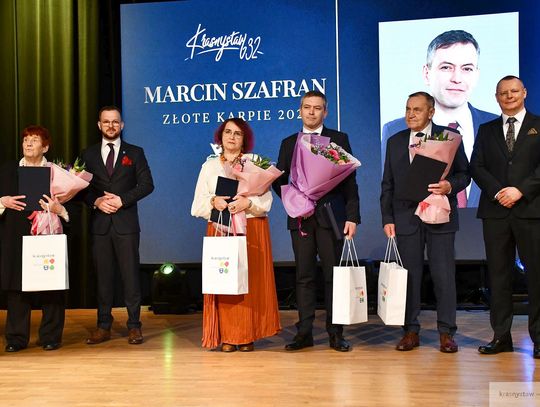 W trakcie uroczystości urodzinowych w Krasnymstawie wręczono Złote Karpie