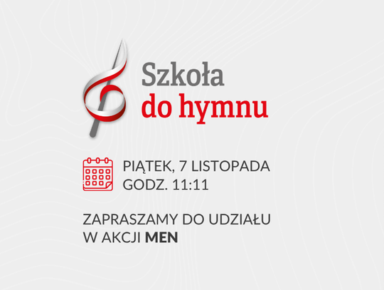 Akcja 'Szkoła do hymnu”