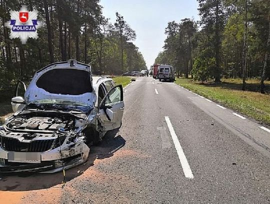 Włodawa: Groźna kolizja na trasie do Chełma