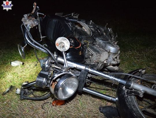 Włodawa: Śmiertelny wypadek w Żłobku. Motocyklista nie przeżył