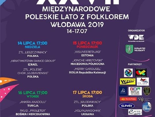 Włodawa: XXVII Międzynarodowe Poleskie Lato z Folklorem