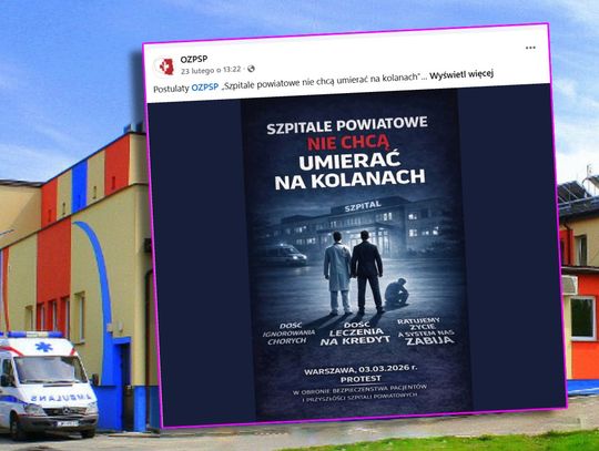 Włodawski szpital nie chce umierać na kolanach. Będzie ogólnopolski protest