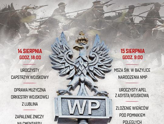 Wojsko zaprasza do wspólnego świętowania. Garnizonowe Obchody Święta Wojska Polskiego