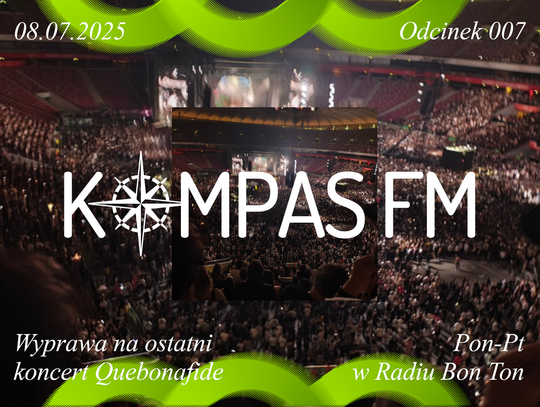 Wyprawa na ostatni koncert Quebonafide - Kompas FM