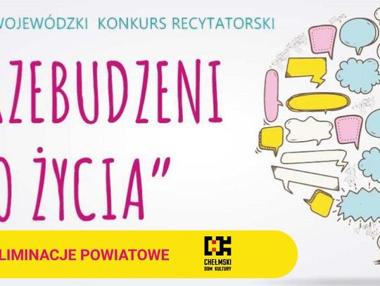 XIV WOJEWÓDZKI KONKURS RECYTATORSKI „PRZEBUDZENI DO ŻYCIA”