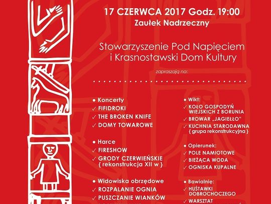 Zapraszamy na „Palinockę Pod Światowidem - Sobótki Krasnostawskie 2017”