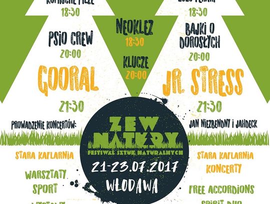 Zew Natury - IV Festiwal Sztuk Naturalnych - Włodawa, 21-23 Lipca 2017