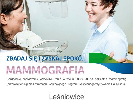 Zrób mammografię na wiosnę!