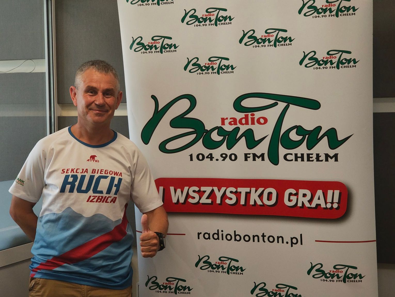 Biegiem przez 100 lat Ruchu Izbica - Paweł Zieliński w Radiu Bon Ton