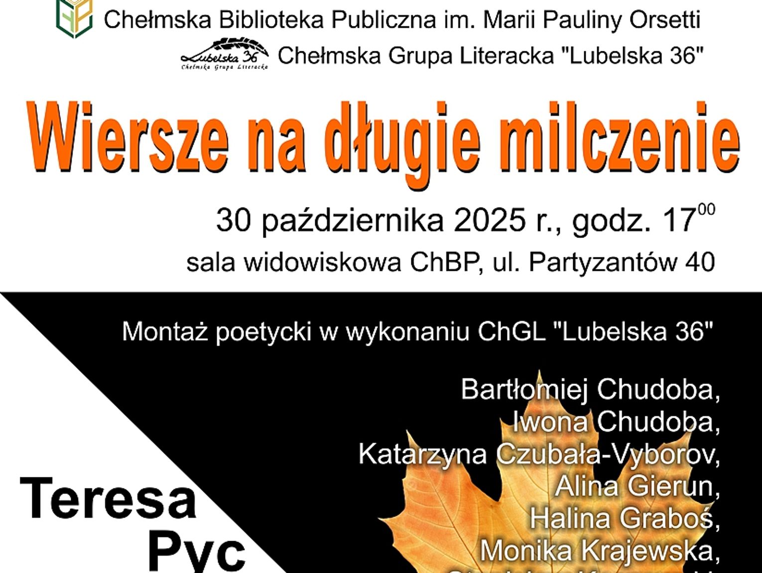 BLIŻEJ KULTURY (odc. 285) - "Wiersze na długie milczenie" w Chełmskiej Bibliotece Publicznej