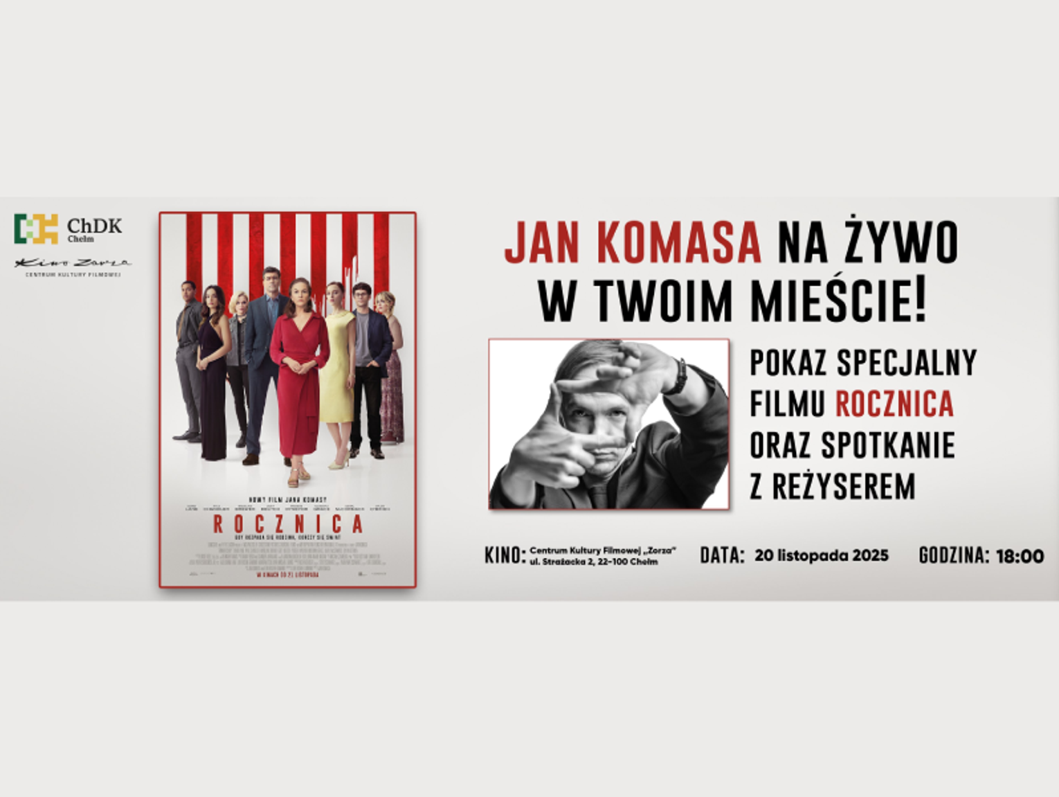 BLIŻEJ KULTURY (odc. 298) – Jan Komasa w Chełmie!