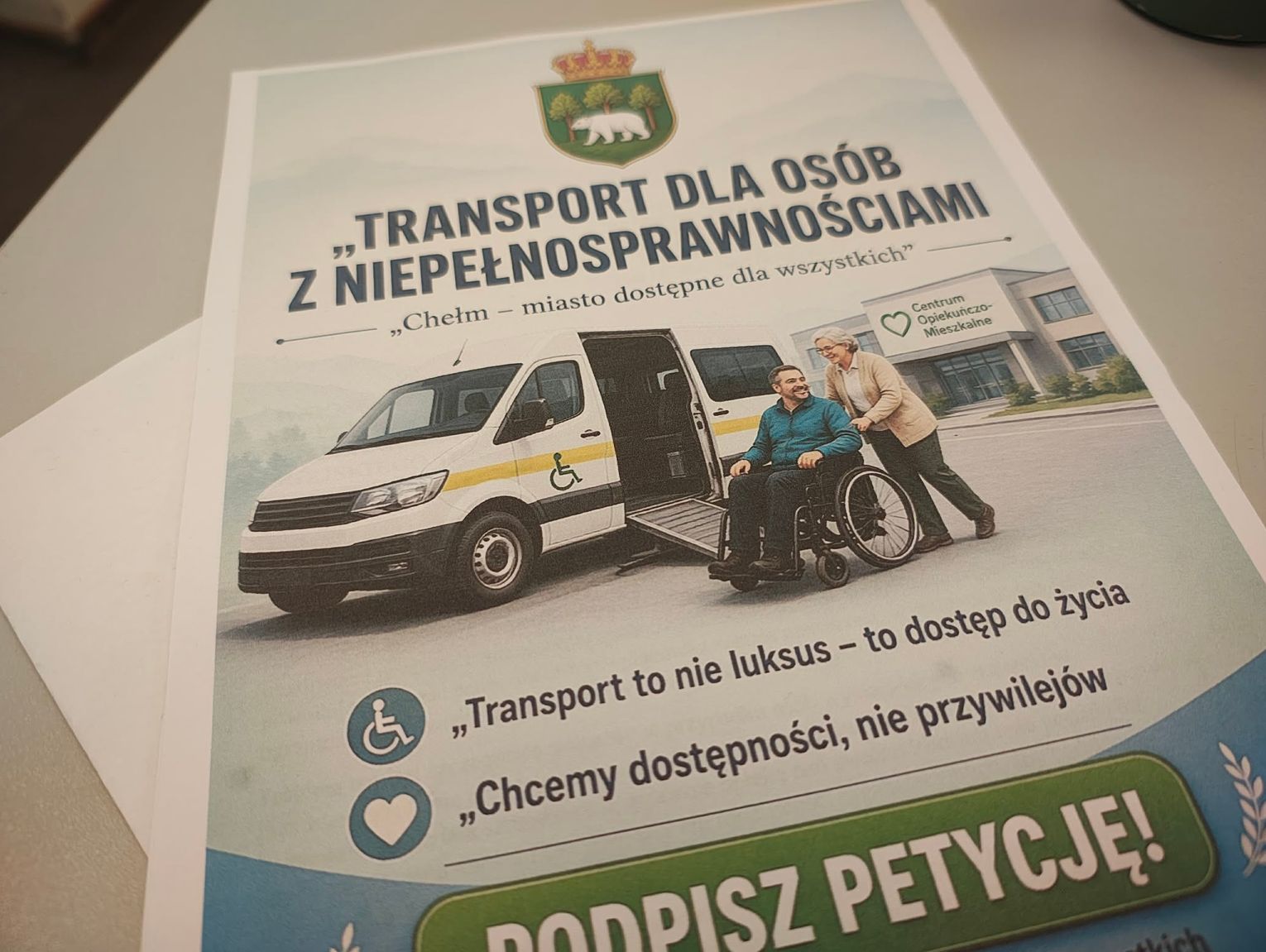 Chełm dla wszystkich - Inkluzywny transport dla niepełnosprawnych