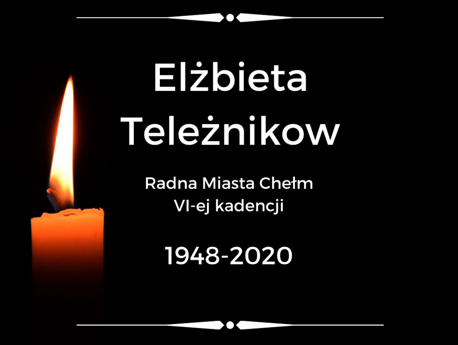 Chełm Odeszła Elżbieta Teleżnikow