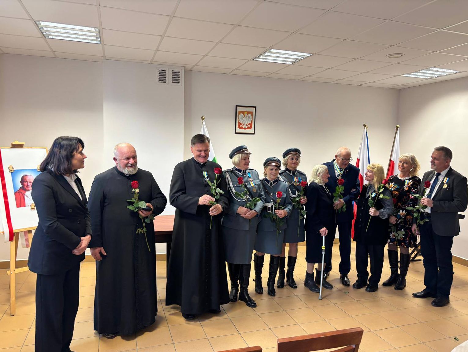 Chełm. Uroczyste wręczenie odznaczeń Stowarzyszenia „Pamięć Jana Pawła II” [ZDJĘCIA, FILM]