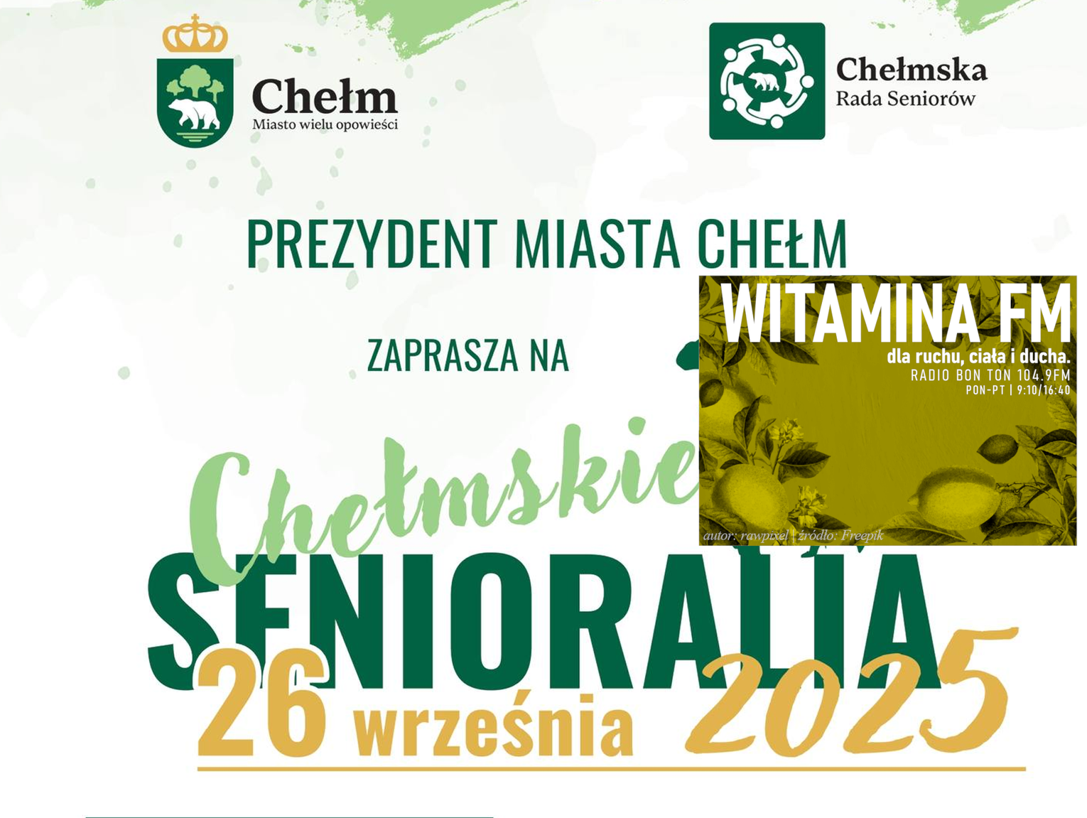 Chełmskie Senioralia 2025 - Witamina FM