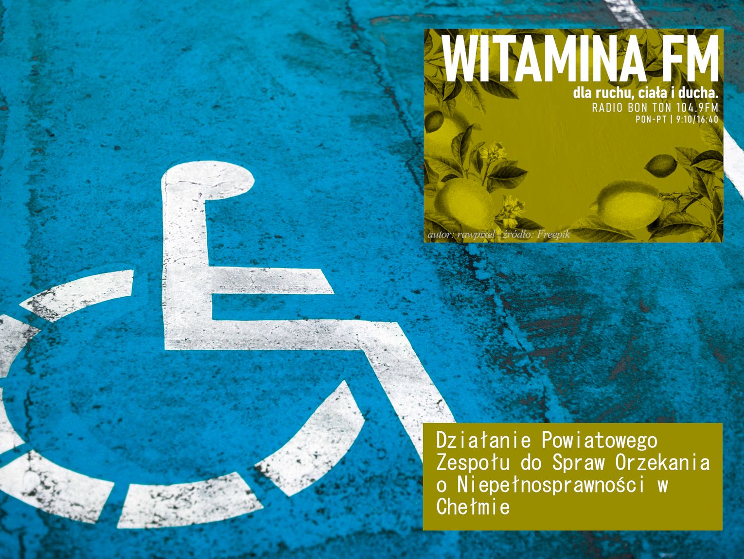 Działanie Powiatowego Zespołu do Spraw Orzekania o Niepełnosprawności w Chełmie - Witamina FM