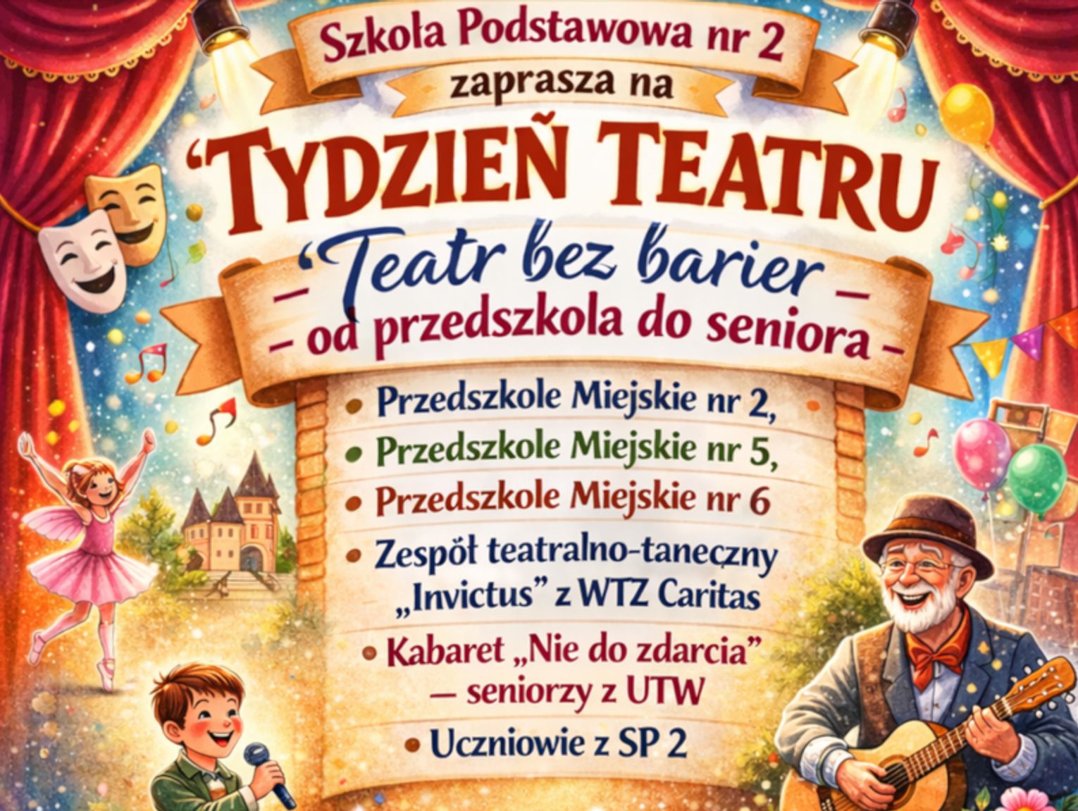 Łącząc pokolenia na deskach teatru - Przegląd Małych Form Teatru w Chełmskiej Bibliotece Publicznej