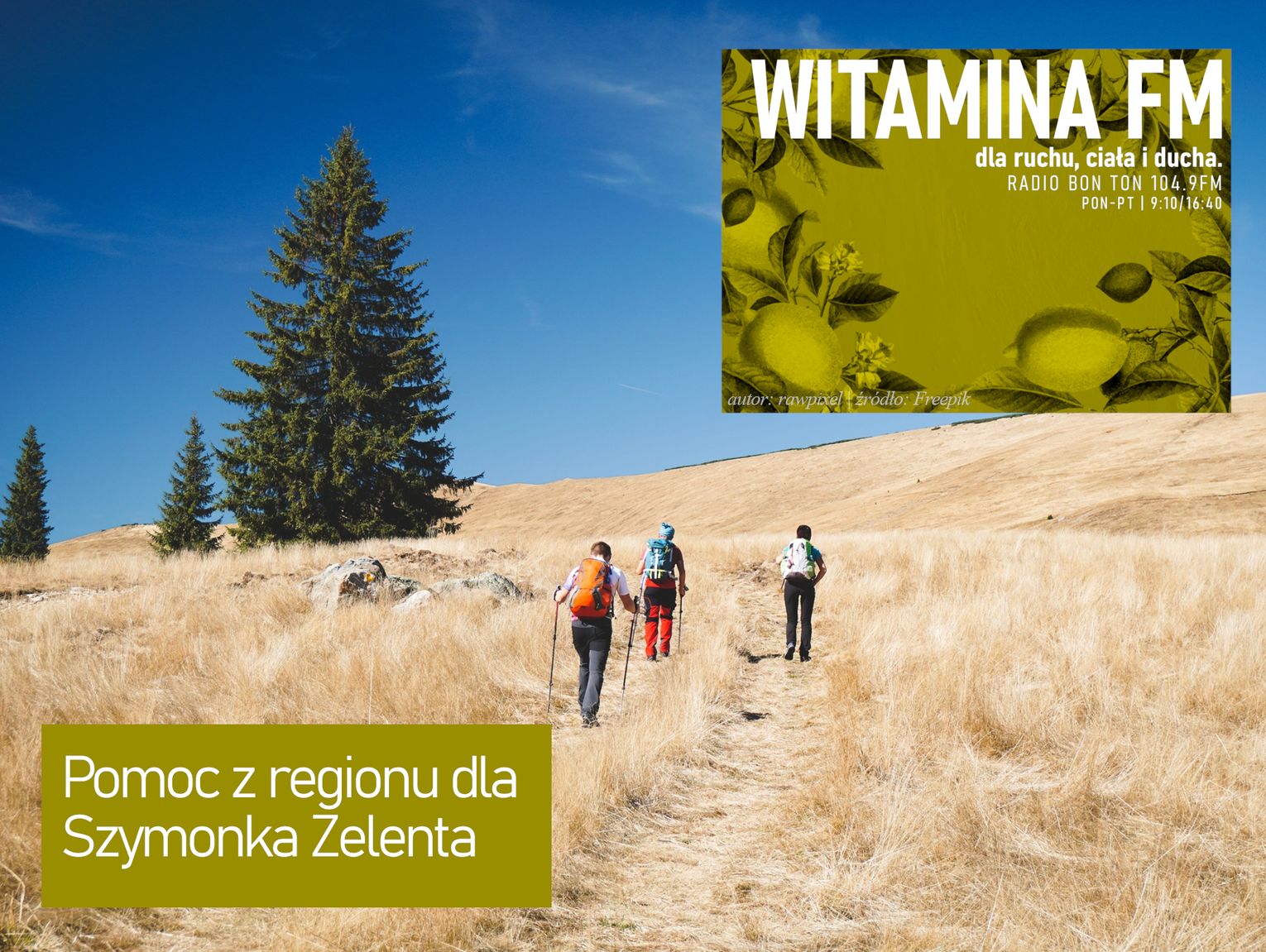 Pomoc z regionu dla Szymonka Zelenta - Witamina FM