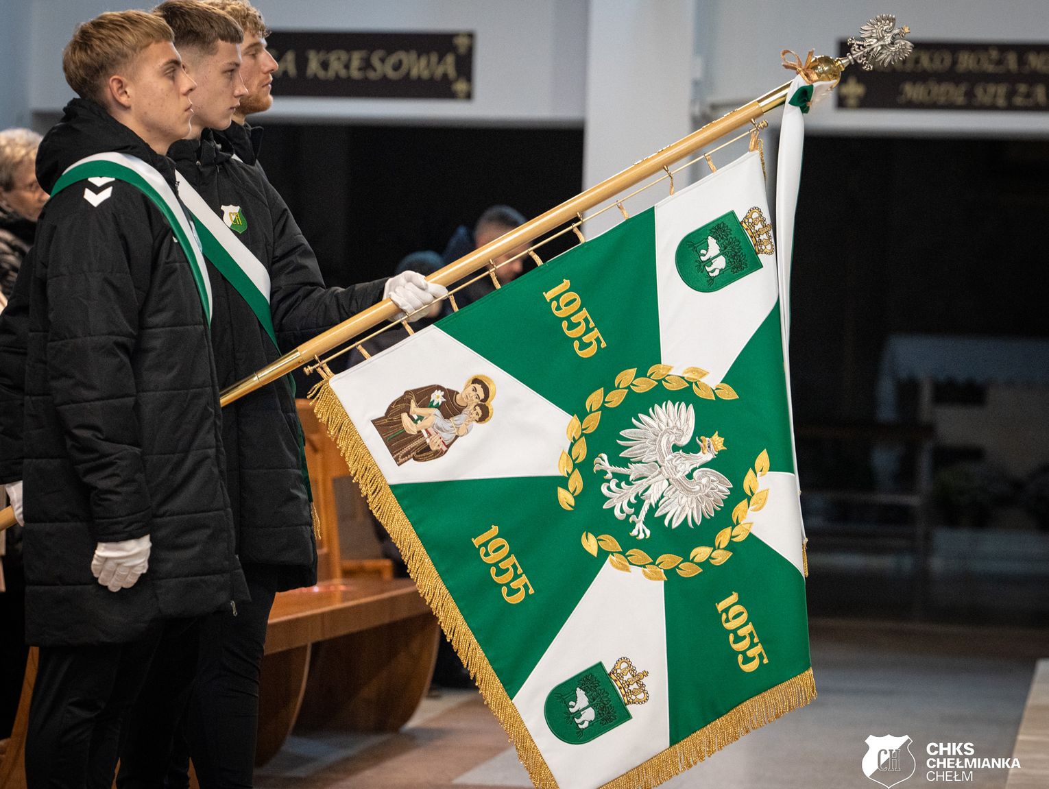 Poświęcenie sztandaru Chełmianki. Wzruszająca uroczystość z okazji 70-lecia klubu