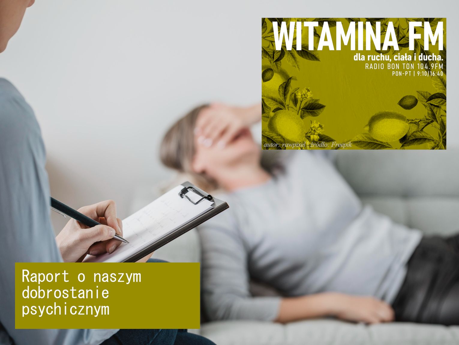 Raport o naszym dobrostanie psychicznym - Witamina FM