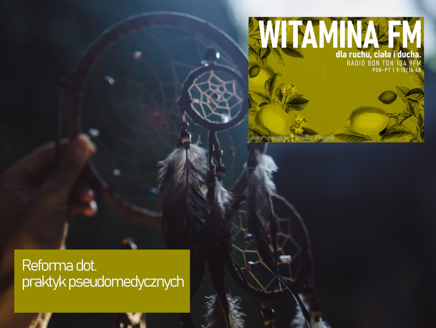 Reforma dot. praktyk pseudomedycznych - Witamina FM