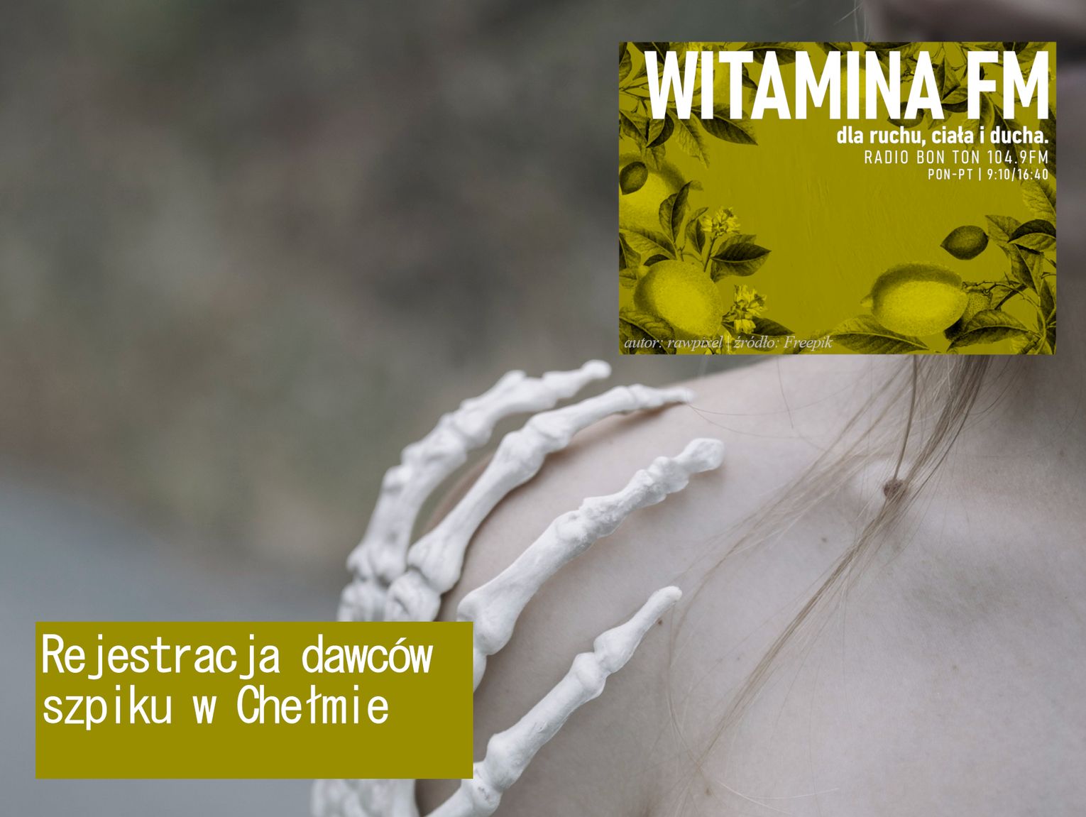 Rejestracja dawców szpiku w Chełmie - Witamina FM