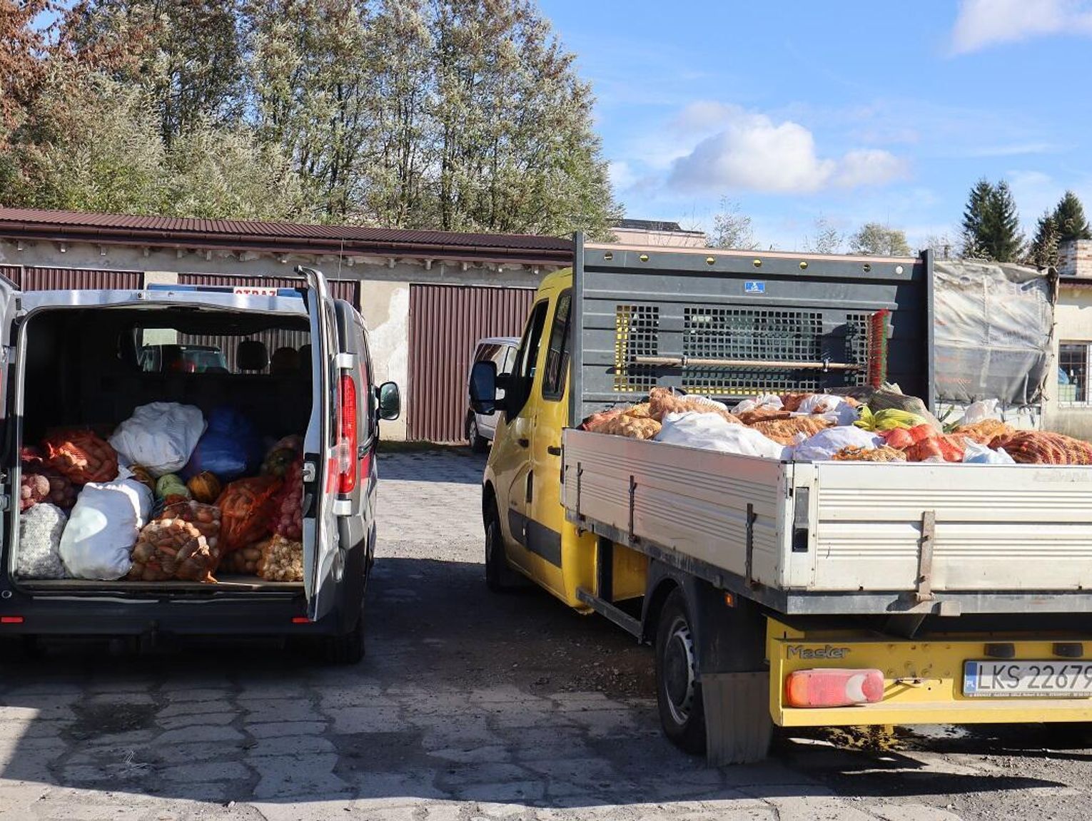 Rolnicy z gminy Rudnik wsparli krasnostawski szpital. Przekazali płody rolne do kuchni
