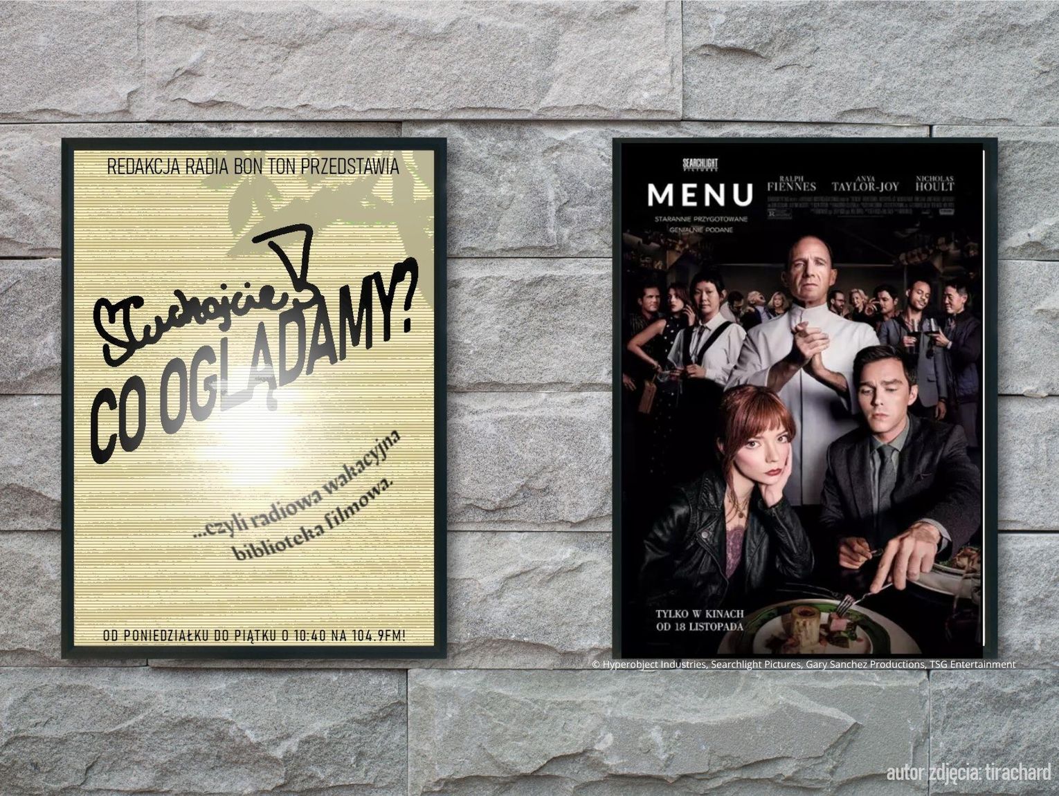 Słuchajcie! Co oglądamy?- "Menu" | „Kadrowa karta dań"