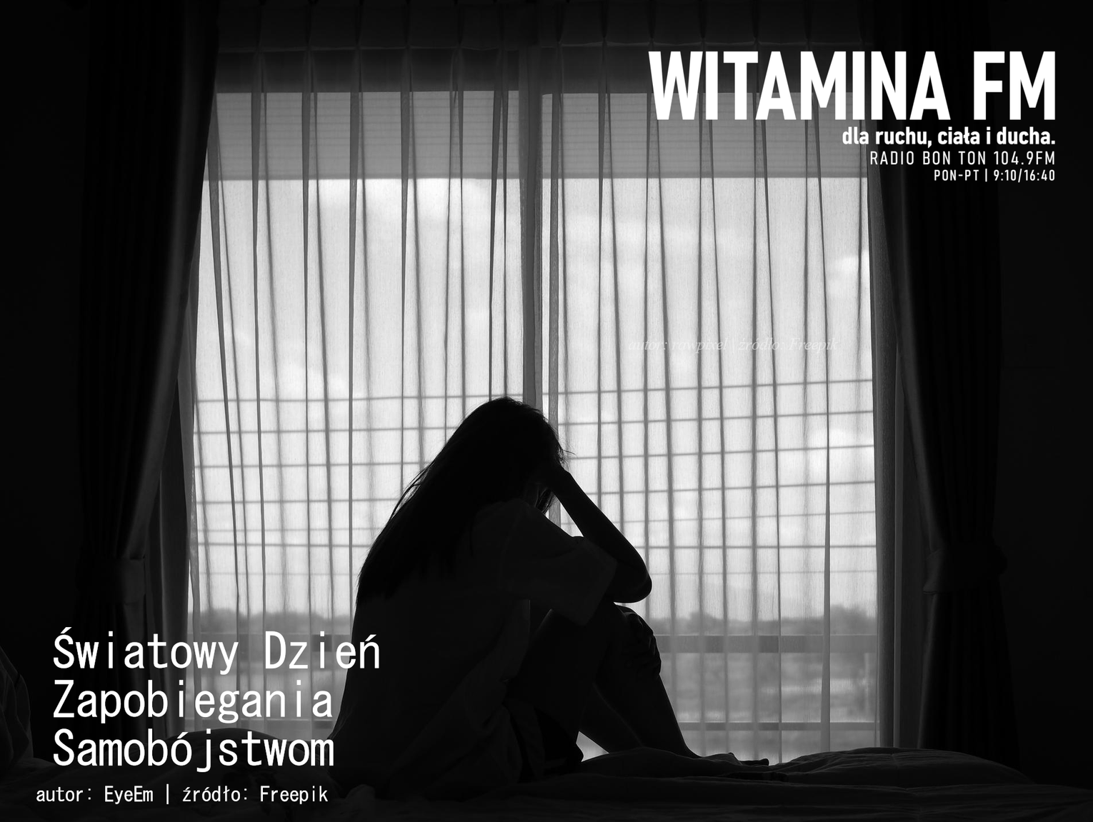 Światowy Dzień Zapobiegania Samobójstwom - Witamina FM