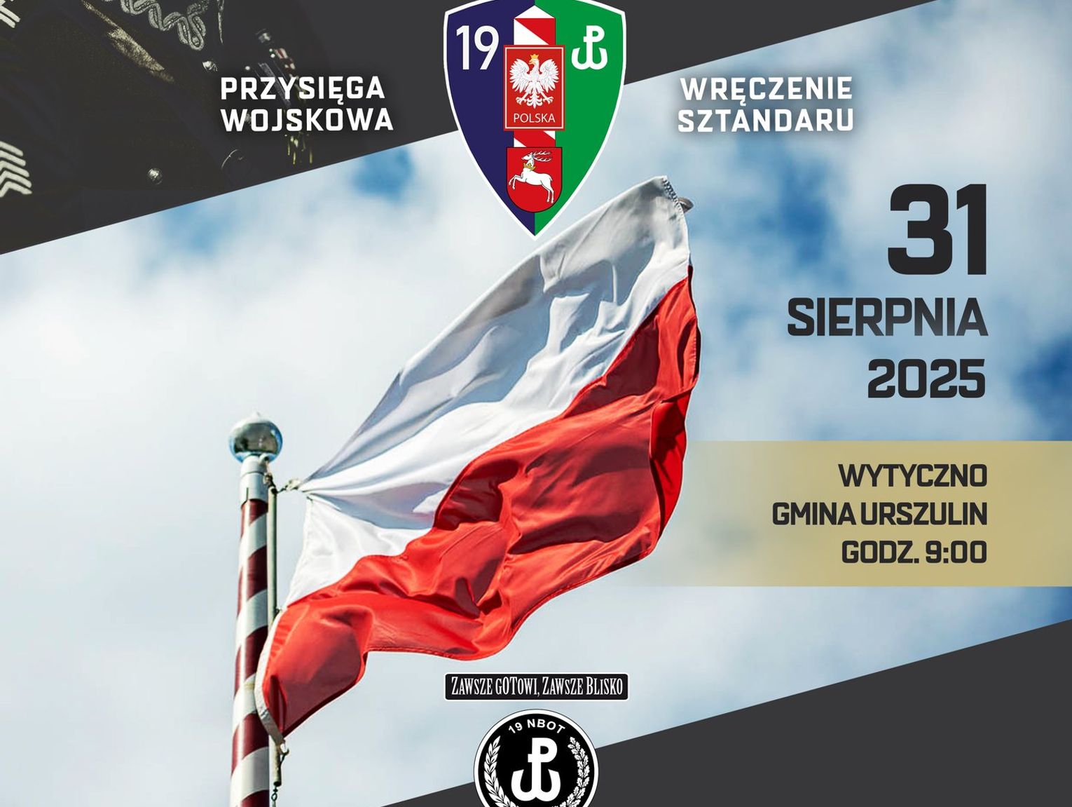 Święto 19. Nadbużańskiej Brygady Obrony Terytorialnej w Wytycznie