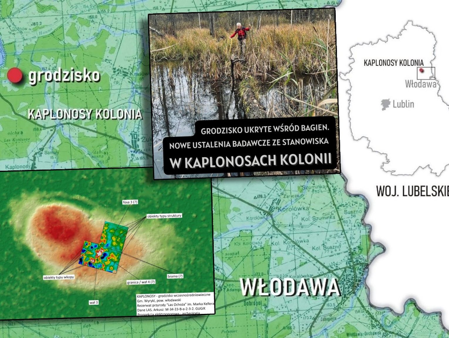 Tajemnica ukryta wśród bagien. Niezwykłe odkrycia archeologiczne w Kaplonosach-Kolonii [ZDJĘCIA]