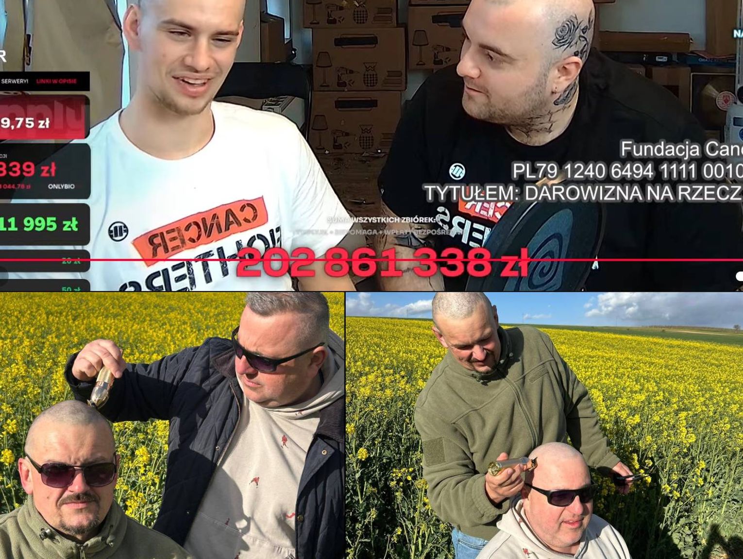 Takiej akcji jeszcze nie było! Youtuber Łatwogang zebrał już ponad 200 mln! Nasz region też pomaga!