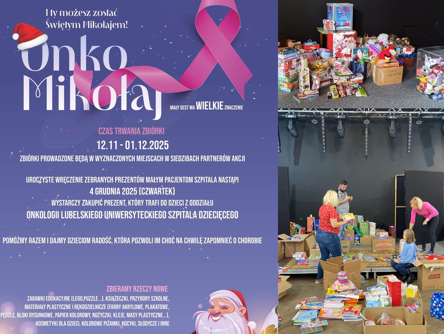Trwa OnkoMikołaj 2025! Marcin Kołkowski o zbiórce.