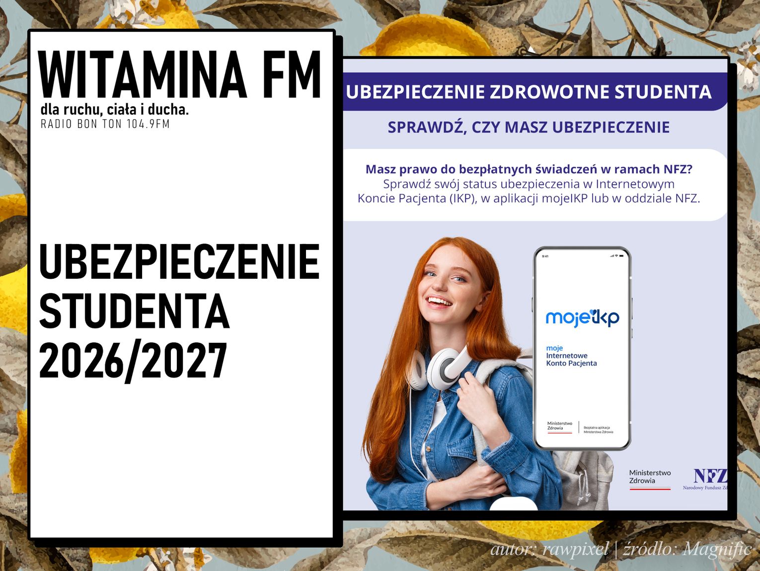 Ubezpieczenie studenta 2026/2027 | Witamina FM