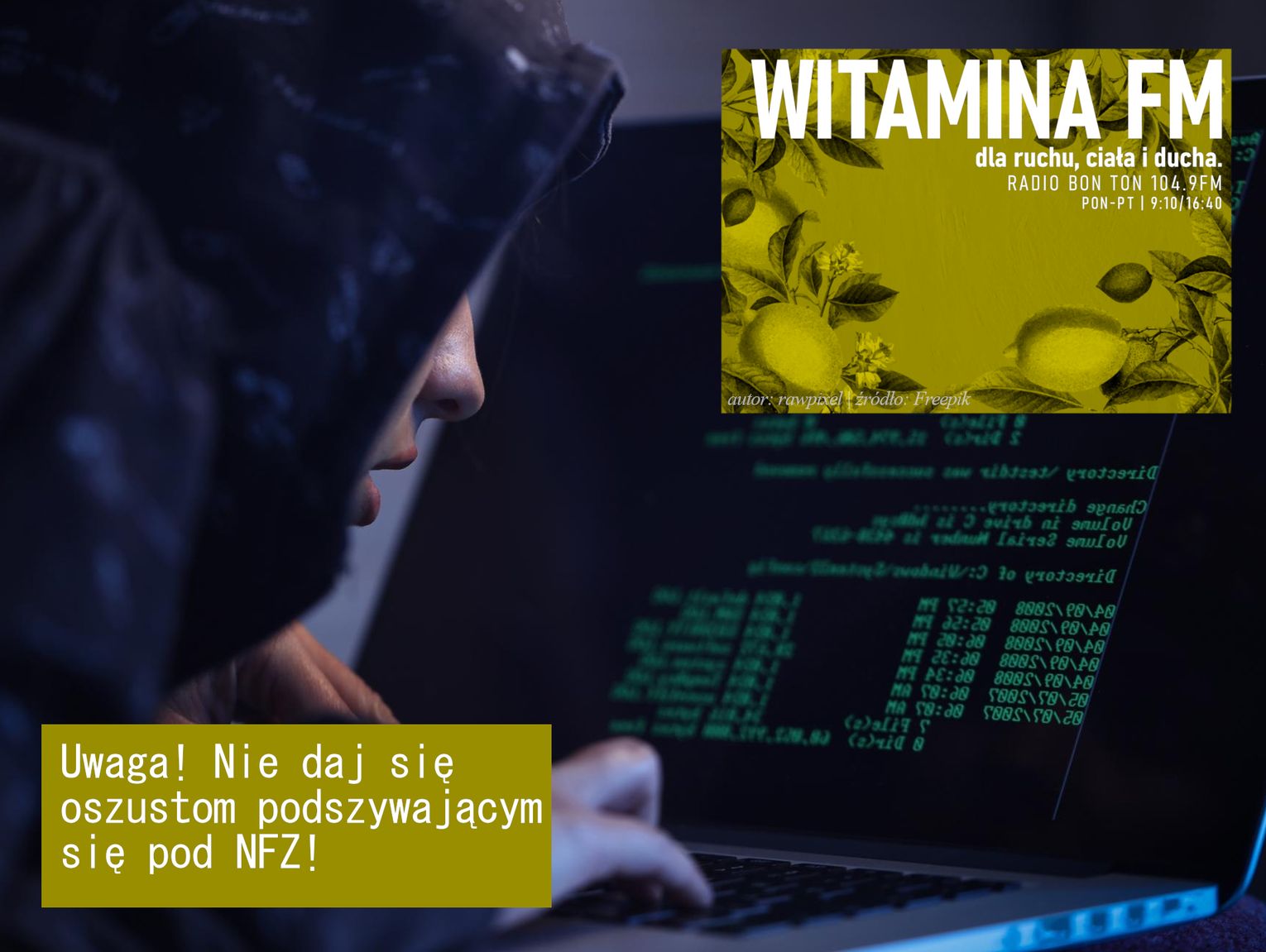 Uwaga! Nie daj się oszustom podszywającym się pod NFZ! - Witamina FM
