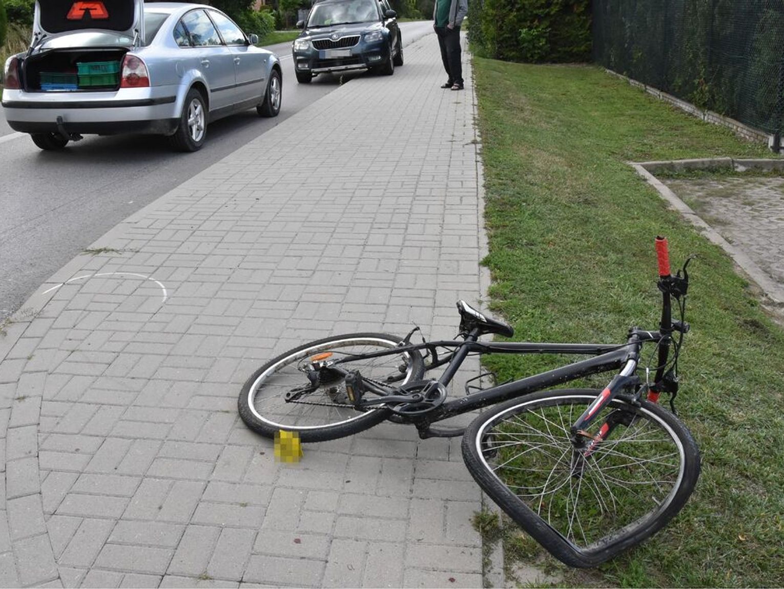 Wiadomości lokalne - 14-letni cyklista doprowadził do zderzenia z samochodem