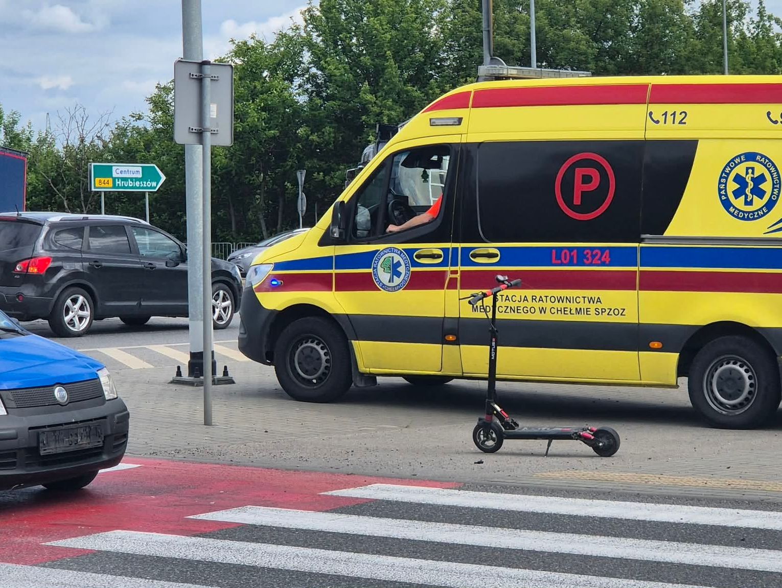 Wiadomości lokalne. 78-letni kierowca potrącił kobietę na hulajnodze elektrycznej