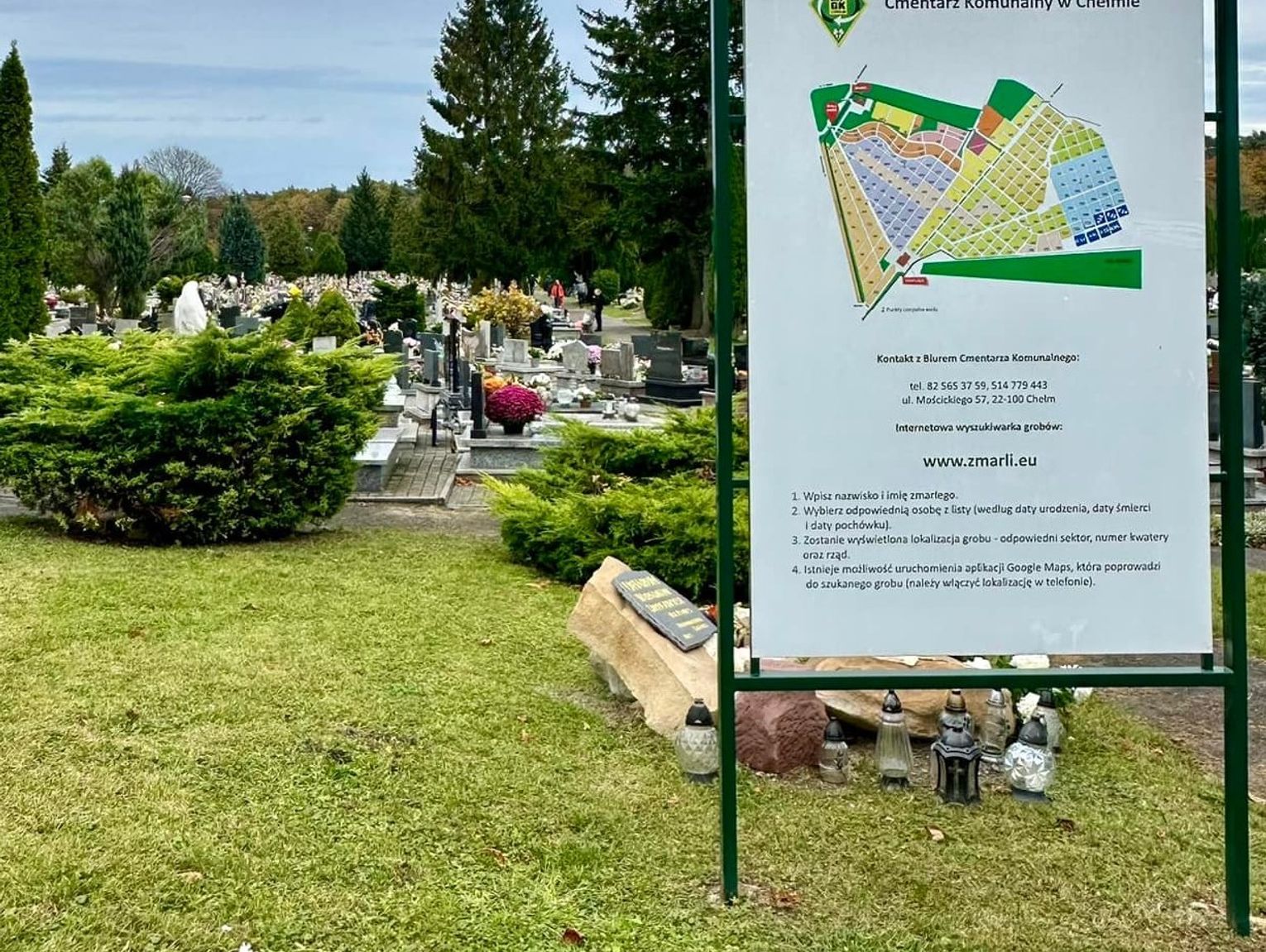 Wiadomości lokalne. Cmentarz komunalny w Chełmie w 2025 roku i plany na rozbudowę.