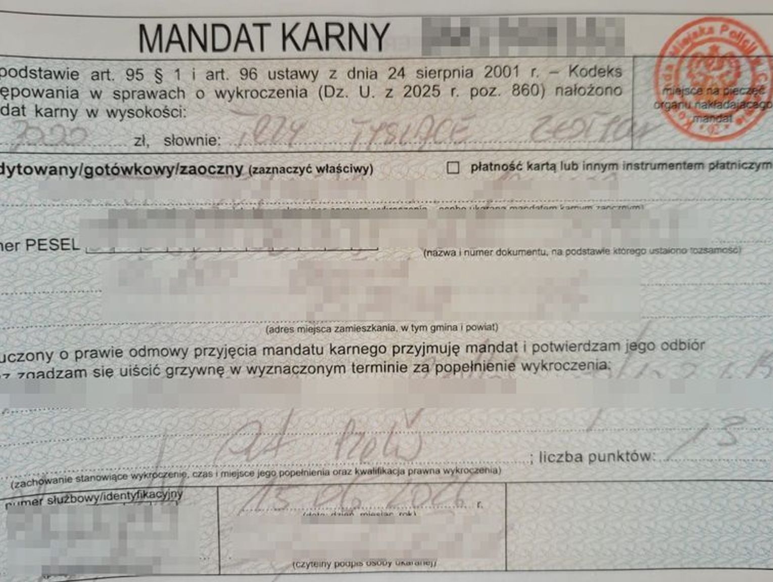 Wiadomości lokalne. Drogowy rekord niechlubnego dnia. Czterech kierowców bez uprawnień