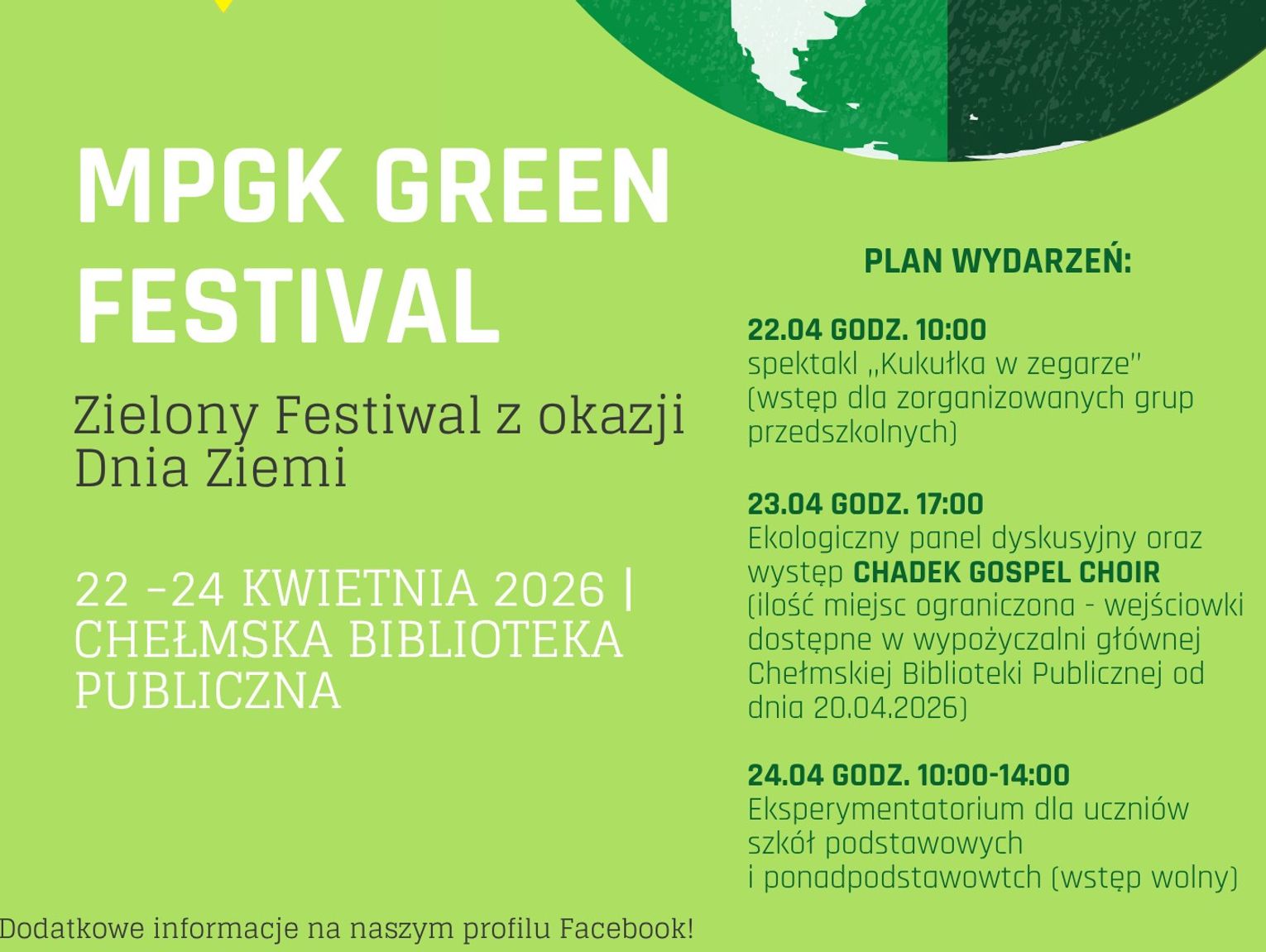 Wiadomości lokalne. Dzień Ziemi w Chełmie w nowej odsłonie – dla dzieci, młodzieży i dorosłych
