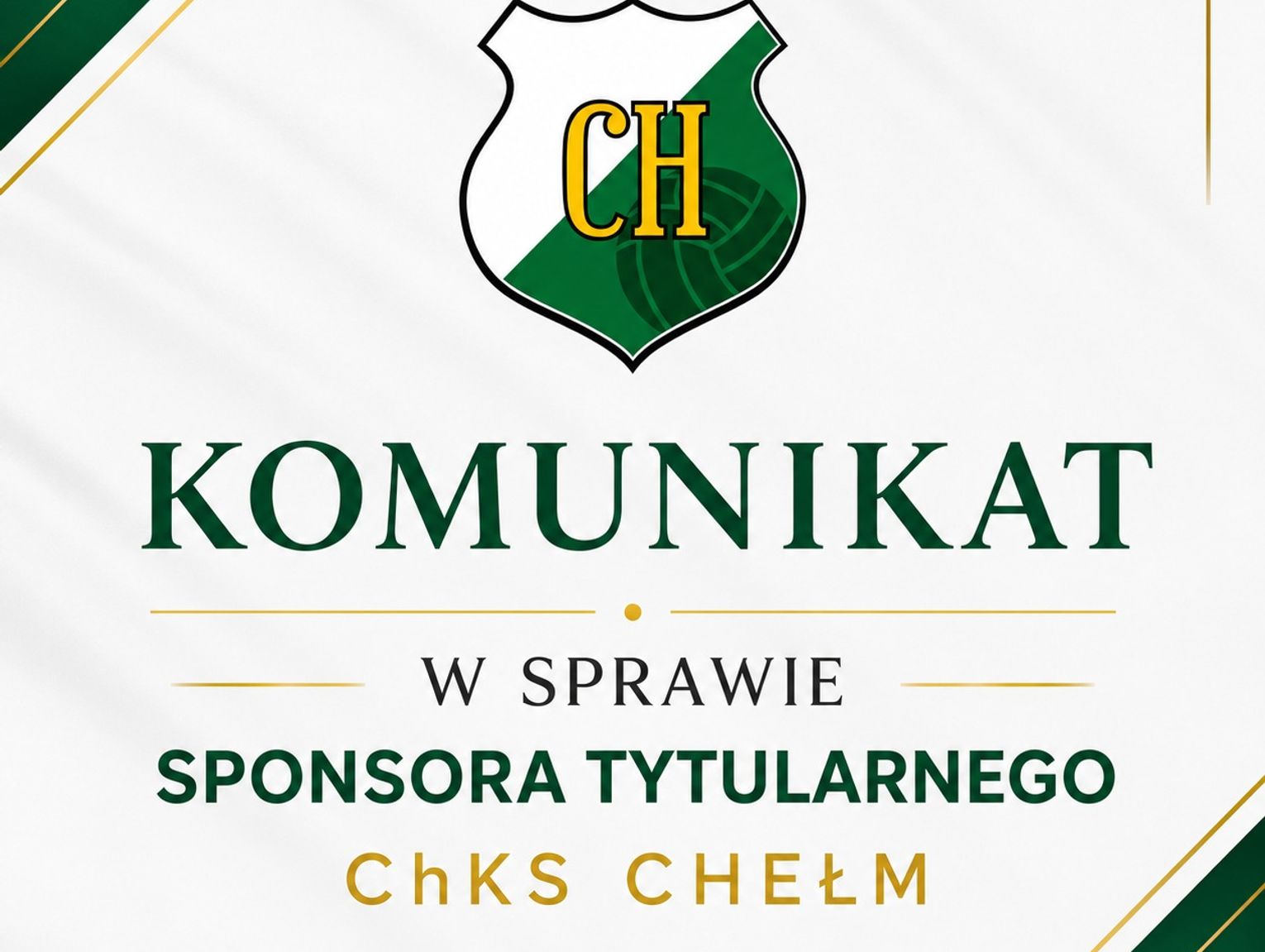 Wiadomości lokalne - Firma InPost przestała być sponsorem tytularnym siatkarskiego klubu ChKS Chełm.