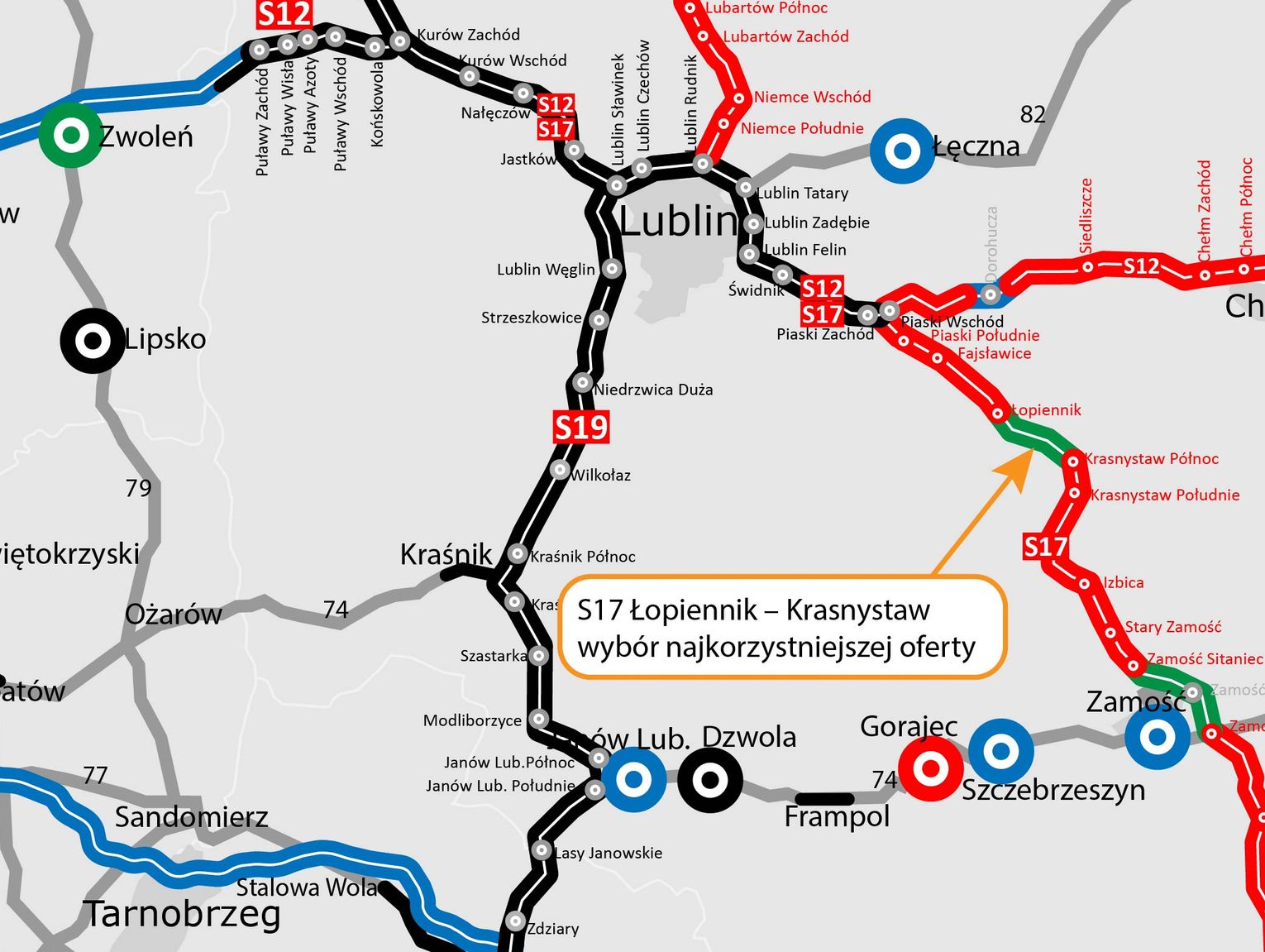 Wiadomości lokalne. Kolejny krok do budowy S17 Łopiennik–Krasnystaw. Wyłoniono wykonawcę ekspresówki